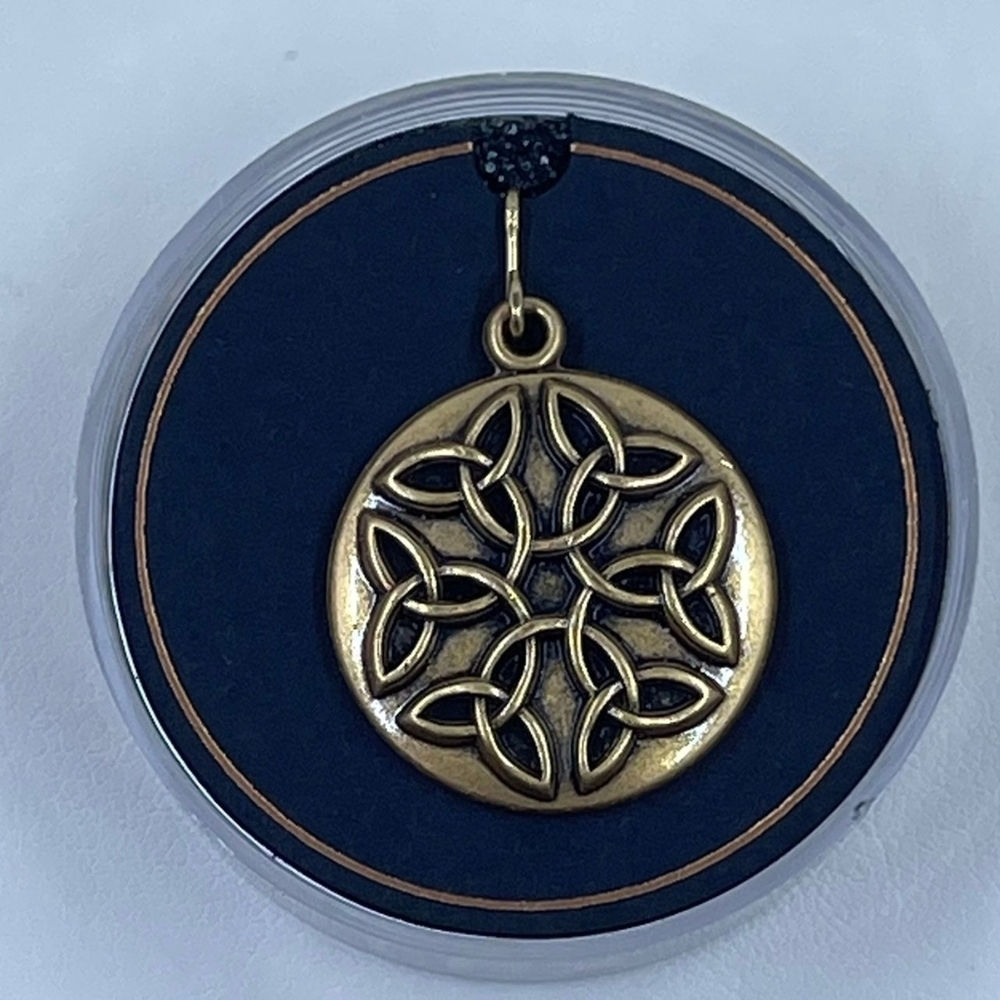 Alex and Ani Rafaelian Gold Endless Knot Charm Chain Station NOS